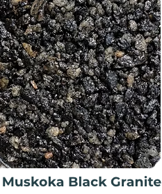 Muskoka Black Granite - Rustic Kit